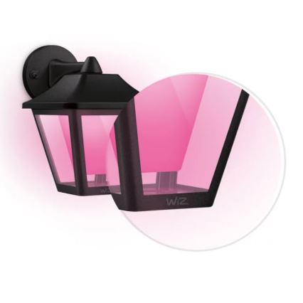 WiZ - LED RGBW Himmennettävä ulkoseinävalaisin LED/9,5W/230V 2700-5000K IP44 Wi-Fi