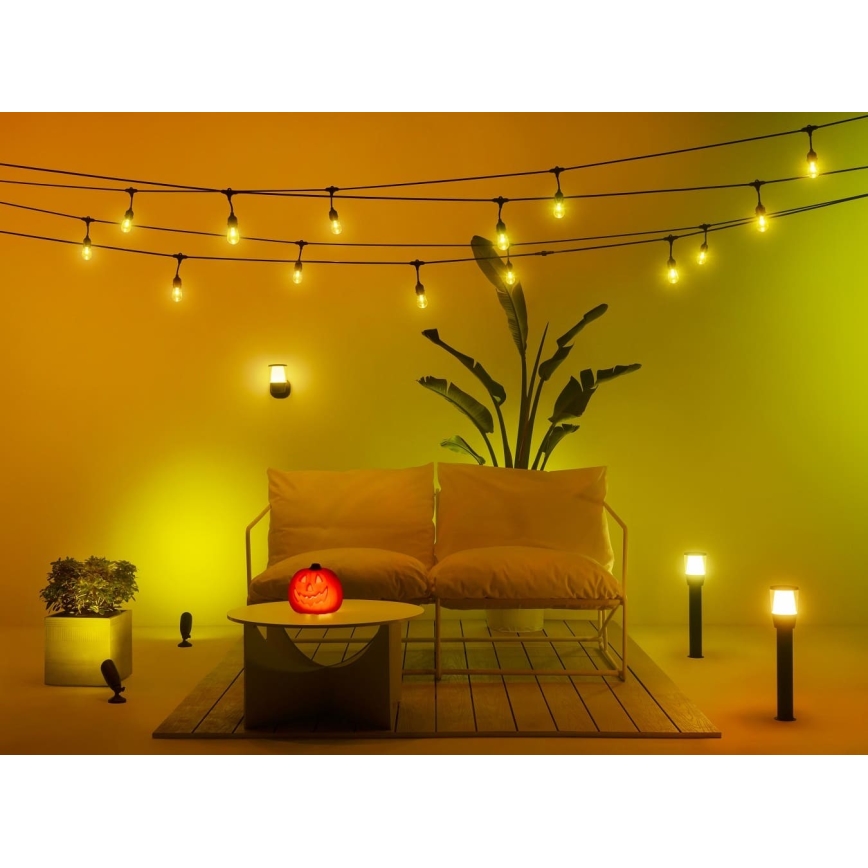 WiZ - Jatkosarja LED RGBW Himmennettävä ulkovalaisin ELPAS LED/3,6W/12V 2700-5000K IP65 Wi-Fi