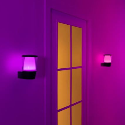 WiZ - LED RGBW Himmennettävä ulkoseinävalaisin ELPAS LED/8,5W/230V 2700–5000K IP44 Wi-Fi