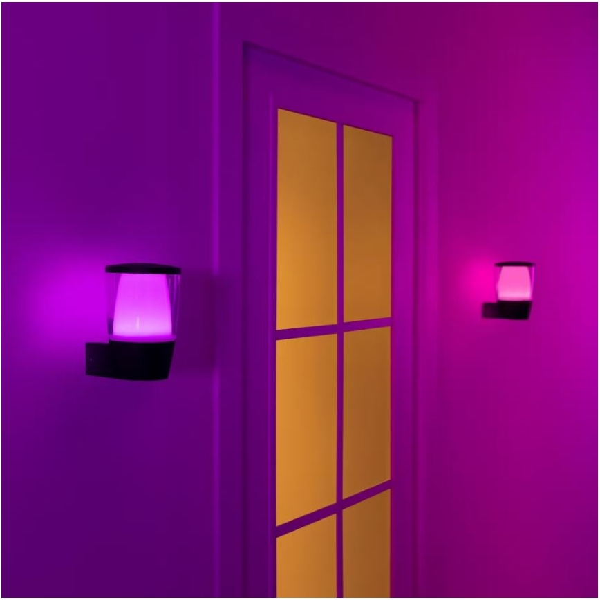WiZ - LED RGBW Himmennettävä ulkoseinävalaisin ELPAS LED/8,5W/230V 2700–5000K IP44 Wi-Fi