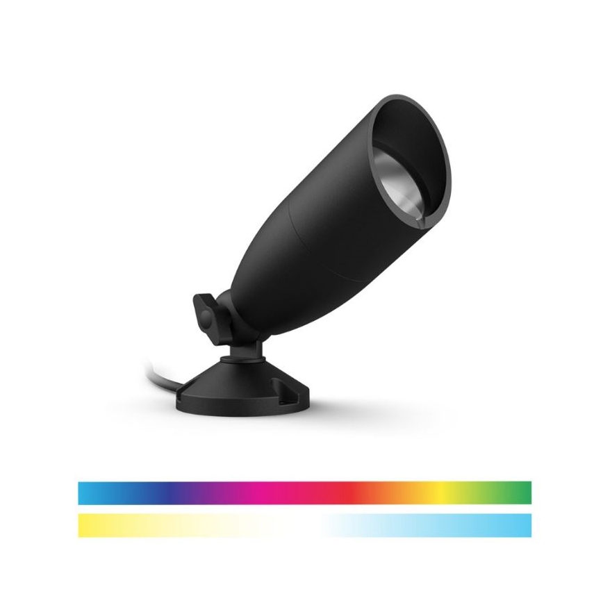 WiZ -SET 2x LED RGBW Himmennettävä ulkovalo SPOT LED/10W/230V 2700-5000K IP65 Wi-Fi
