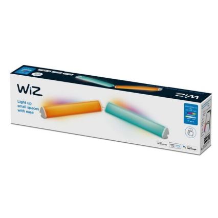 WiZ - SETTI 2x LED RGBW Himmennettävä lamppu BAR LED/5,5W/230V 2200-6500K Wi-Fi