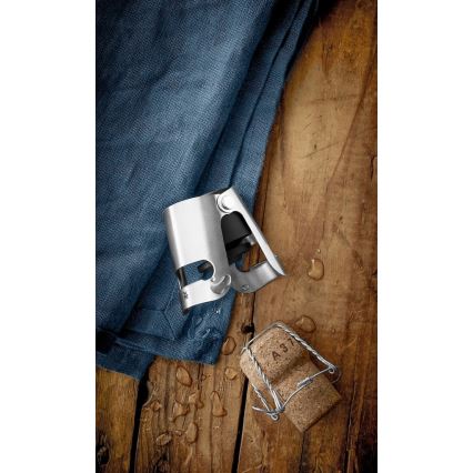 WMF - CLEVER & MORE samppanjan suljin, 4 x 5 cm, ruostumaton teräs