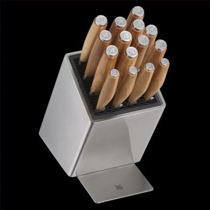 WMF - GRAND WOOD 6-osainen keittiöveitsisarja telineellä