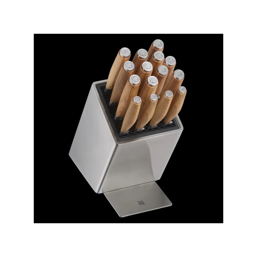 WMF - GRAND WOOD 6-osainen keittiöveitsisarja telineellä