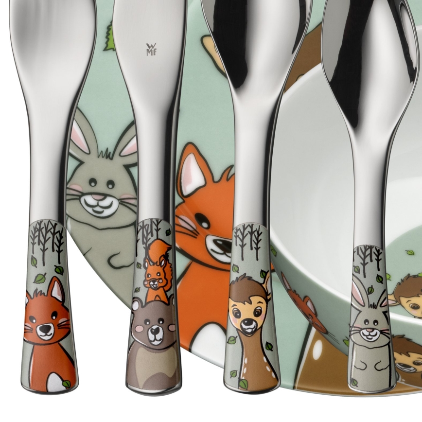 WMF - Lasten astiasto ja ruokailuvälineet FOREST FRIENDS 6kpl