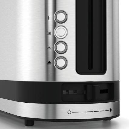 WMF - Leivänpaahdin kahdella aukolla XXL KITCHENminis 900W/230V ruostumaton