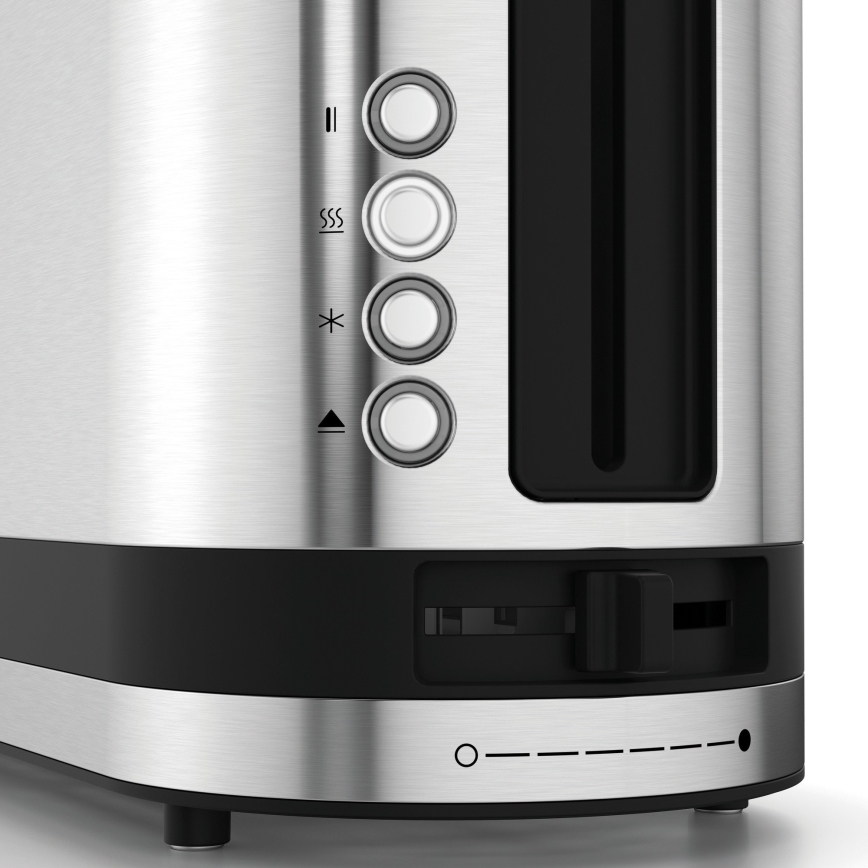 WMF - Leivänpaahdin kahdella aukolla XXL KITCHENminis 900W/230V ruostumaton