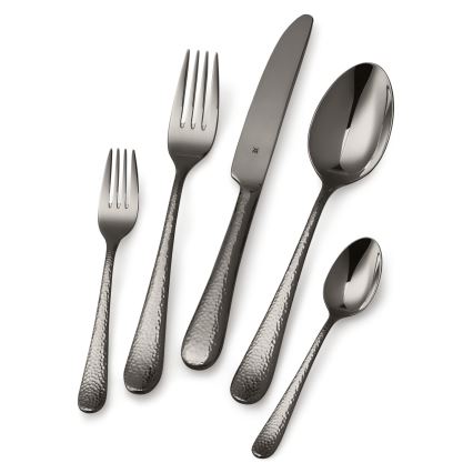 WMF - Ruokailuvälinesarja ruostumaton teräs SITELLO 30pcs musta