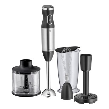 WMF - Sauvasekoitin lisävarusteiden kanssa 4in1 KULT X 600W/230V ruostumaton