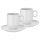 WMF - SETTI 2x Cafe creme kuppi lautasella BARISTA 170 ml valkoinen