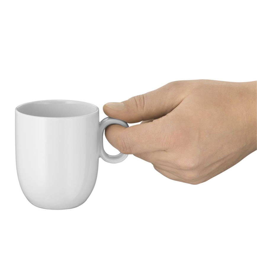 WMF - SETTI 2x Cafe creme kuppi lautasella BARISTA 170 ml valkoinen