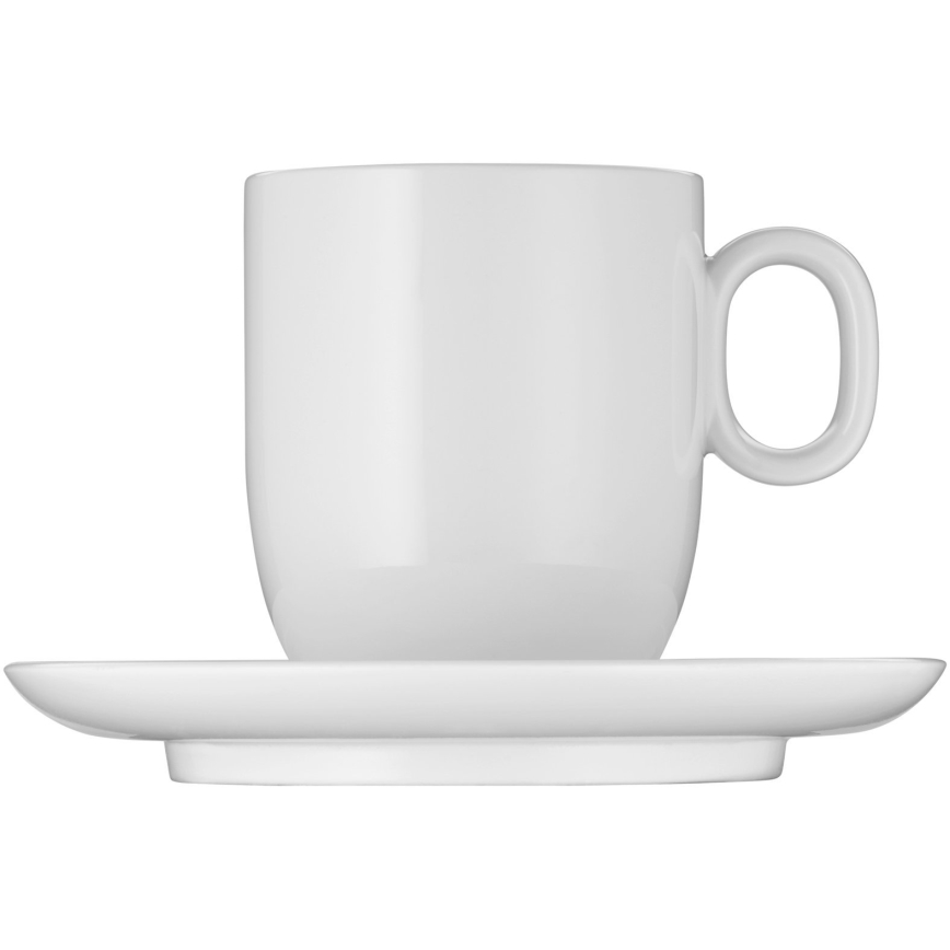 WMF - SETTI 2x Cafe creme kuppi lautasella BARISTA 170 ml valkoinen