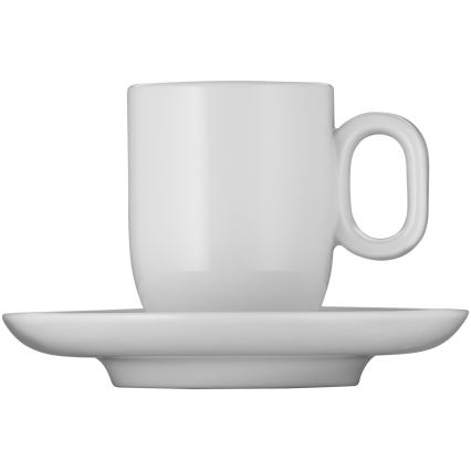 WMF - SETTI 2x Espressokuppi lautasella BARISTA valkoinen