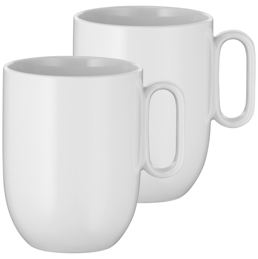 WMF - SETTI 2x Kahvikuppi BARISTA 380 ml valkoinen