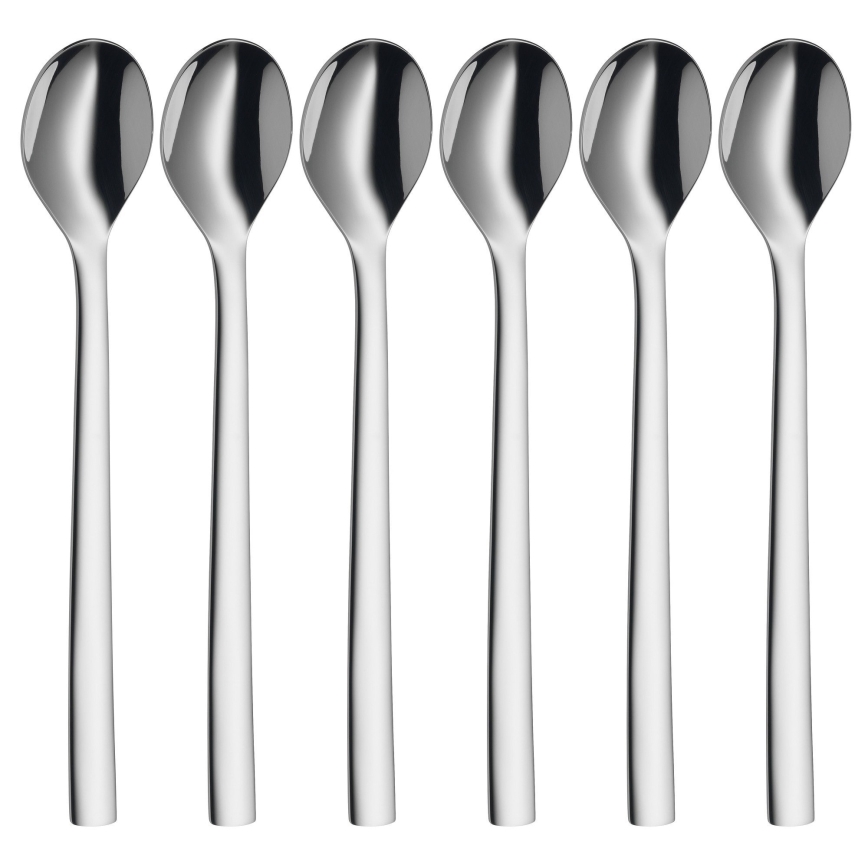 WMF - SETTI 6x Latte macchiato lusikka NUOVA ruostumaton