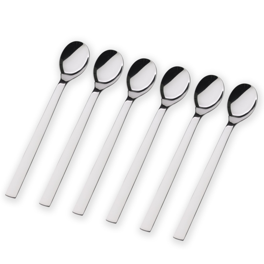 WMF - SETTI 6x Latte macchiato lusikka NUOVA ruostumaton