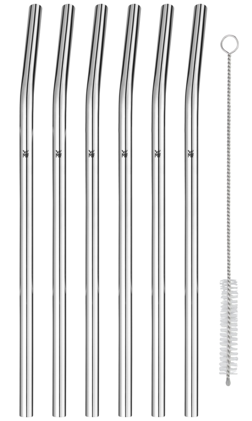 WMF - SETTI 6x Stainless steel straws BARIC + puhdistusharja