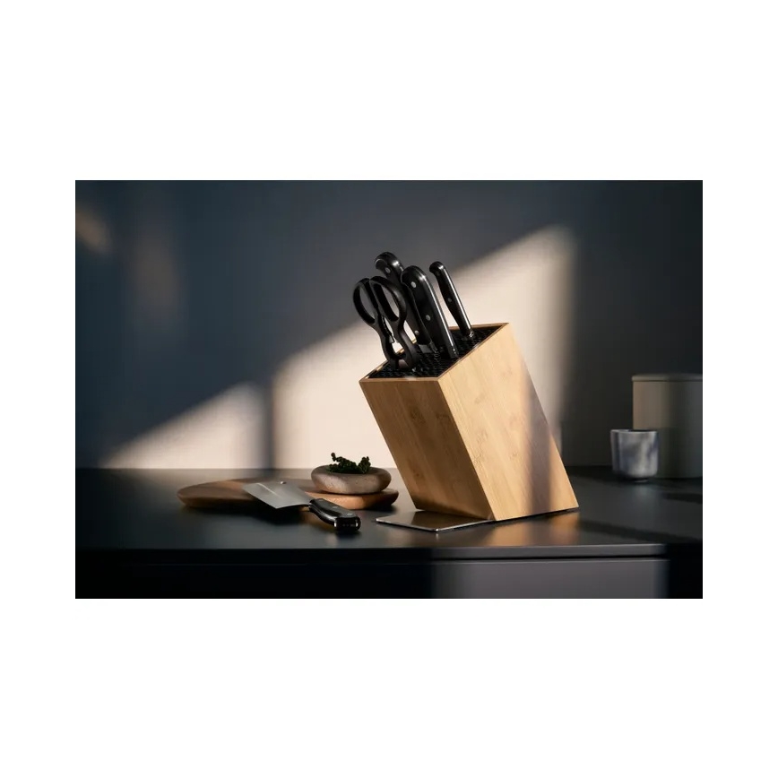 WMF - SPITZENKLASSE PLUS 6-osainen keittiöveitsisarja telineellä