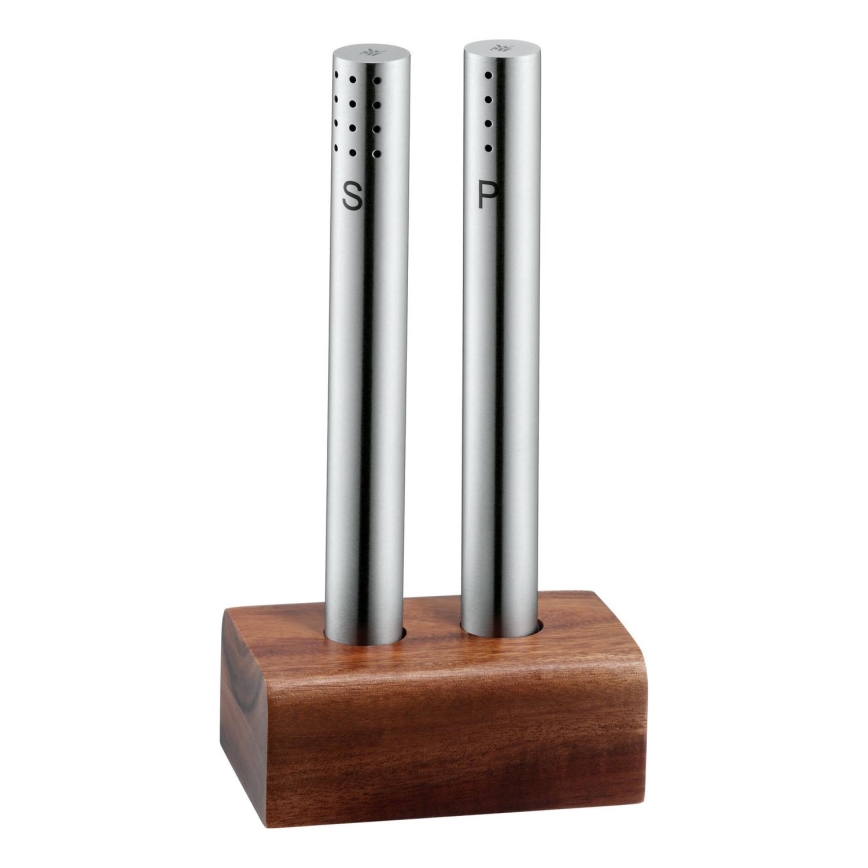 WMF - Suola- ja pippurisirottimet 2 kpl 7,8 cm musta heinäsirkka
