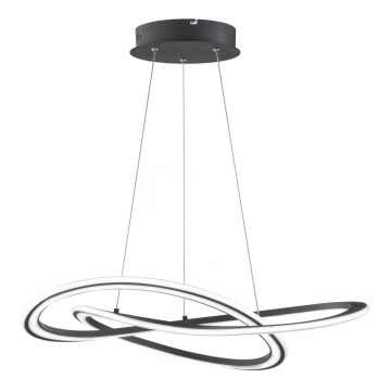 Wofi 10494 - Himmennettävä LED-kattokruunu johdossa OHIO LED/34W/230V