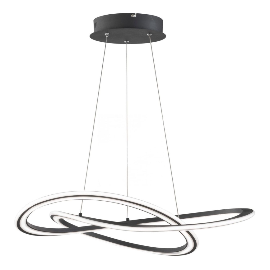 Wofi 10494 - Himmennettävä LED-kattokruunu johdossa OHIO LED/34W/230V