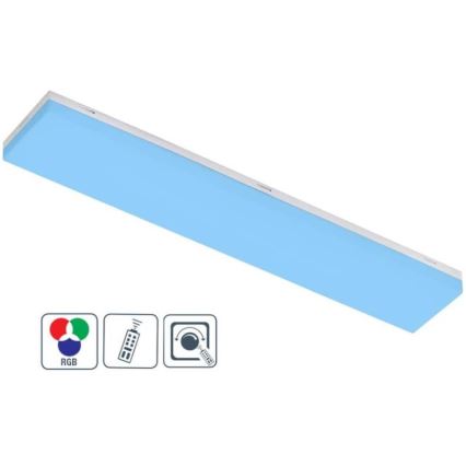 Wofi 11276 - LED RGB Pidennys himmennettävä kiinteä panel FOURLIGHTS LED/10W/230V