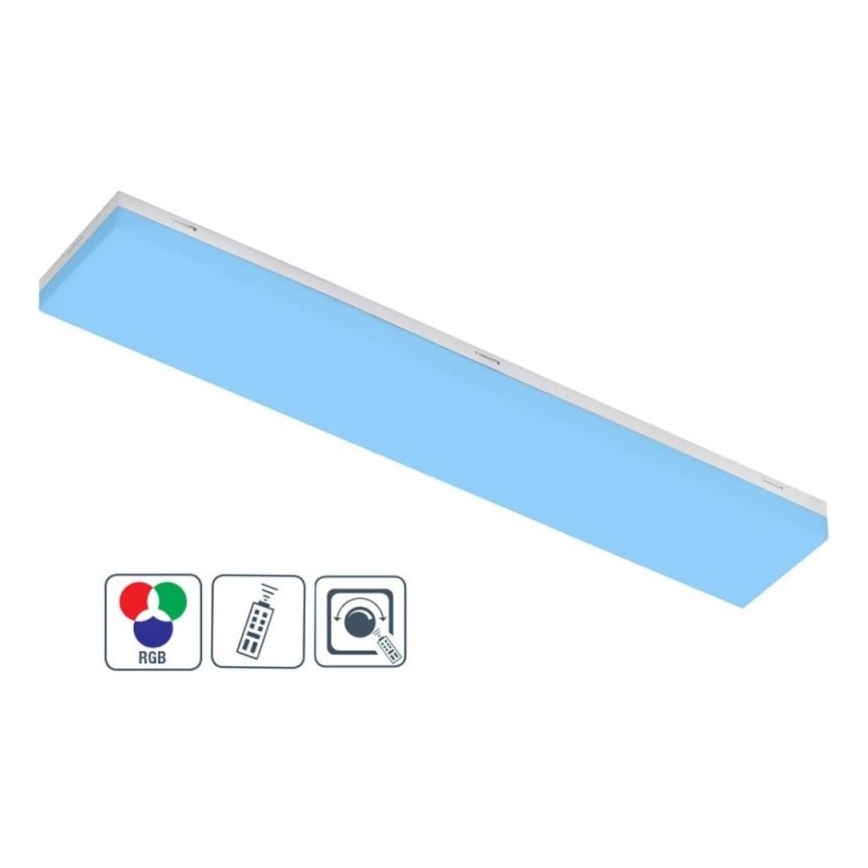 Wofi 11276 - LED RGB Pidennys himmennettävä kiinteä panel FOURLIGHTS LED/10W/230V