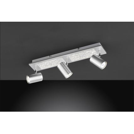 Wofi 11591 - LED-kohdevalaisin BALI 3xGU10/5W/230V + 2xLED/6W/230V 3000K