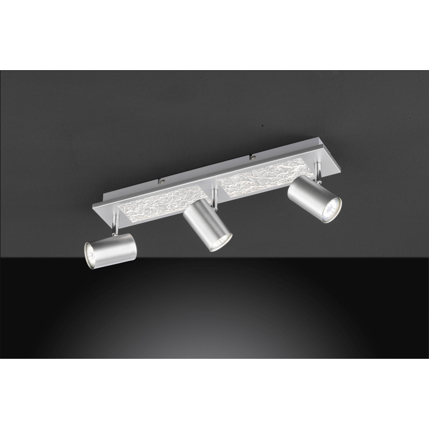 Wofi 11591 - LED-kohdevalaisin BALI 3xGU10/5W/230V + 2xLED/6W/230V 3000K
