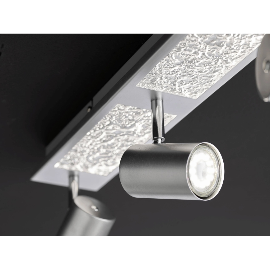 Wofi 11591 - LED-kohdevalaisin BALI 3xGU10/5W/230V + 2xLED/6W/230V 3000K