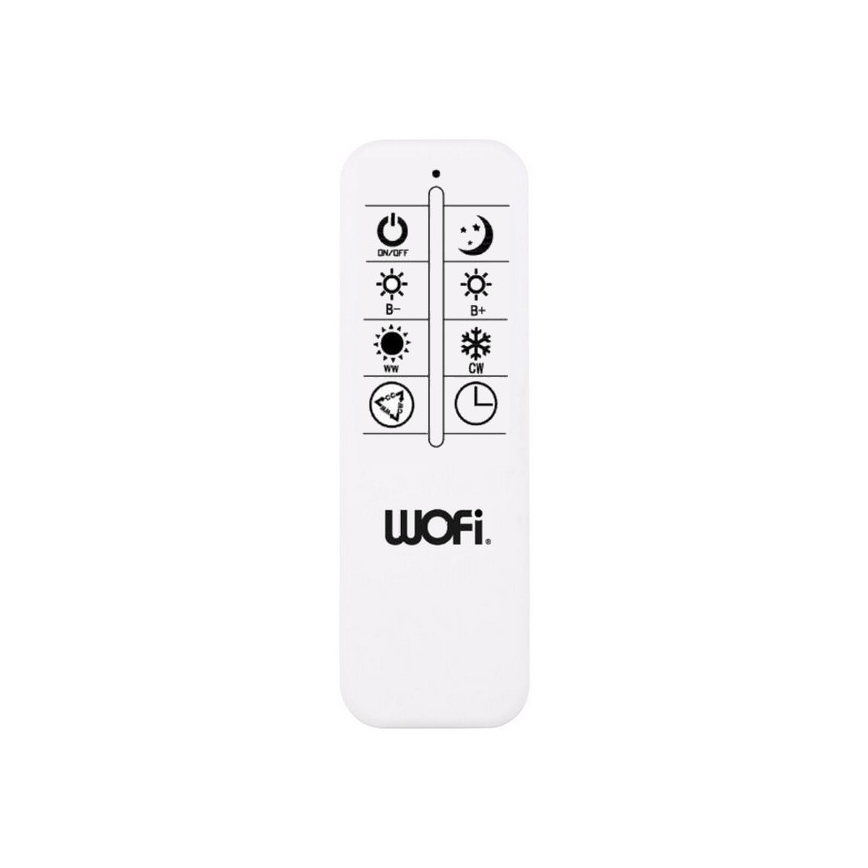 Wofi 11621 - LED Himmennettävä kattovalo AKON LED/38W/230V 2700-5500K+ kaukosäädin