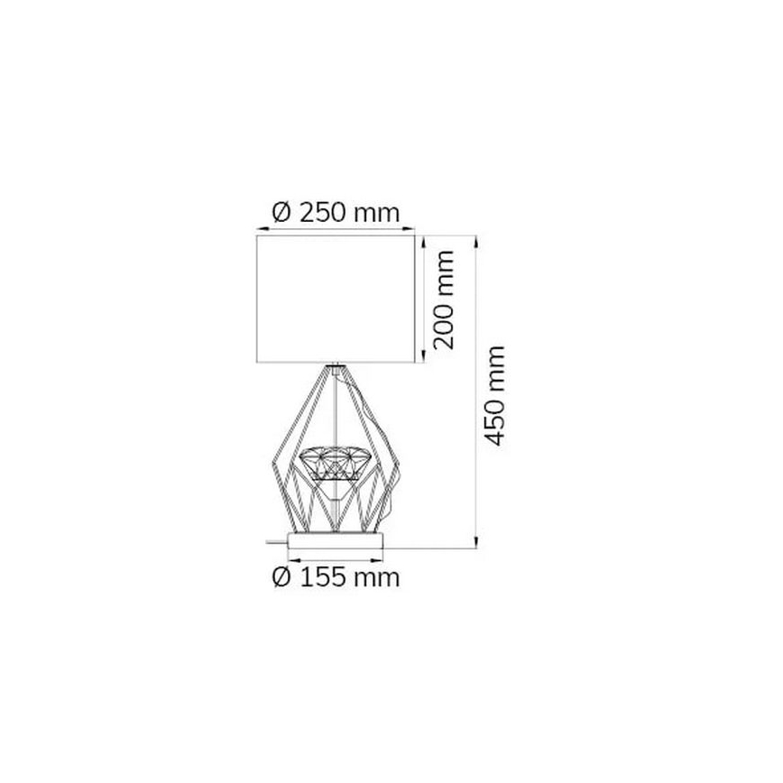 Wofi 11977 - Himmennettävä LED-pöytävalaisin AMY LED/10W/230V