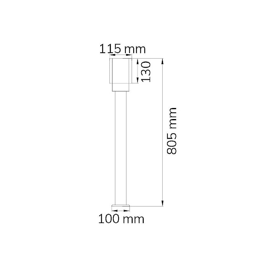 Wofi 12232 - Ulkovalaisin PITA 1xE27/10W/230V IP54