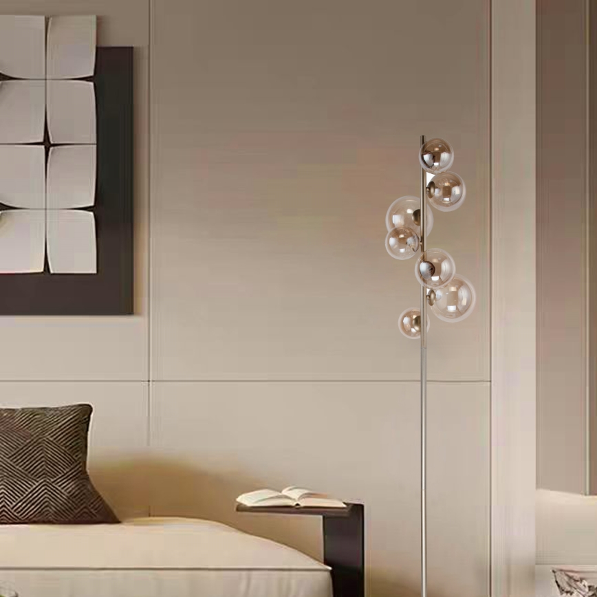 Wofi 3014-701W - LED-lattiavalaisin VILLA 7xG9/3W/230V kulta