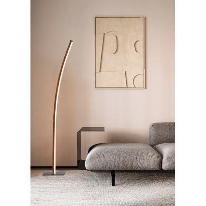 Wofi 3020-106 - Himmennettävä LED-lattiavalaisin BOLOGNA LED/21W/230V