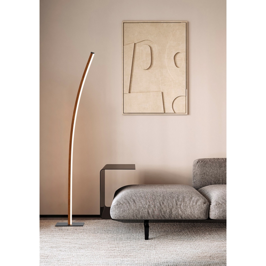 Wofi 3020-106 - Himmennettävä LED-lattiavalaisin BOLOGNA LED/21W/230V