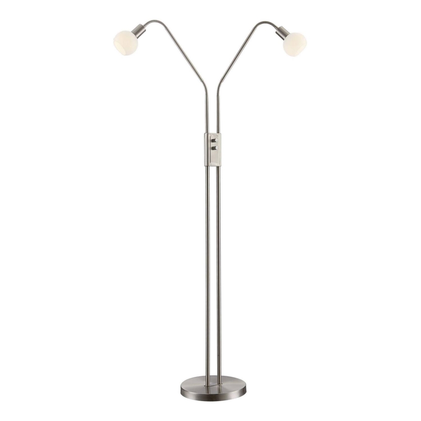 Wofi 307102640000 - Himmennettävä LED-lattiavalaisin NOIS 2xLED/5W/230V