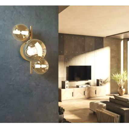 Wofi 4014.03.14.9000 - LED-seinävalaisin VILLA 3xG9/3W/230V