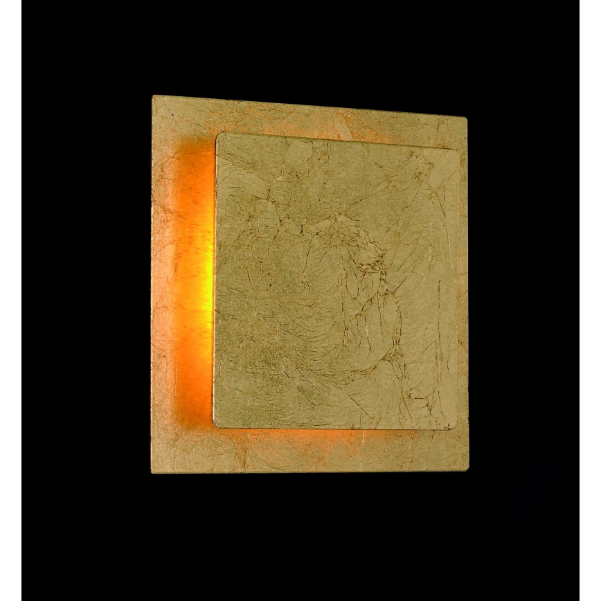Wofi 4048-101Q - LED-seinävalaisin BAYONNE LED/6,5W/230V kulta