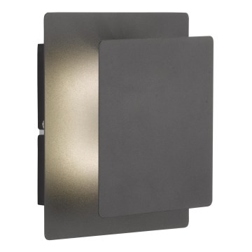 Wofi 4048-102Q - LED-seinävalaisin BAYONNE LED/6,5W/230V antrasiitti