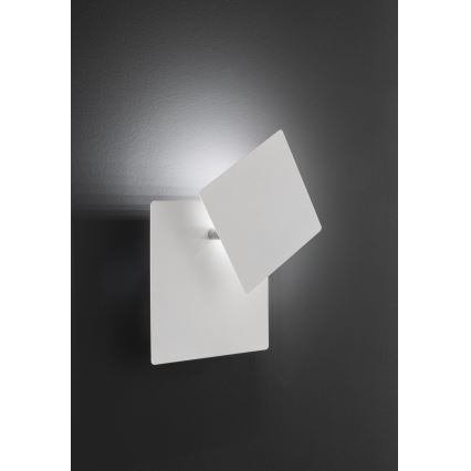 Wofi 4048-108Q - LED-seinävalaisin BAYONNE LED/6,5W/230V valkoinen