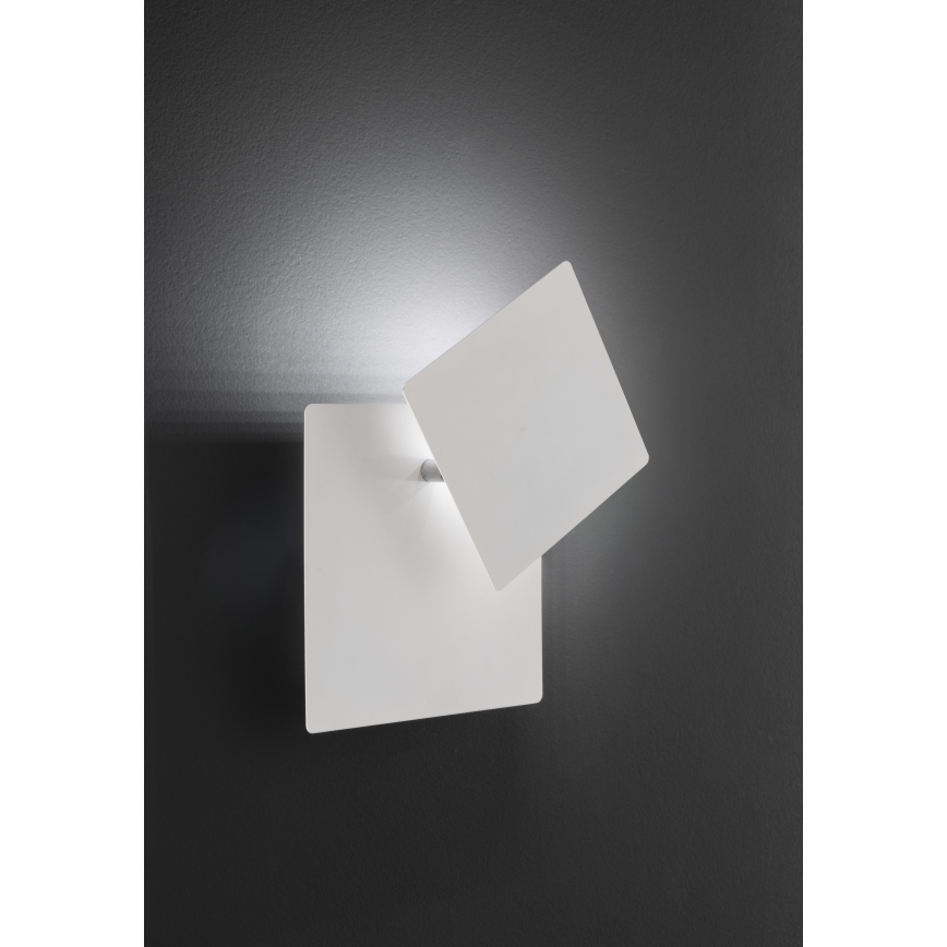 Wofi 4048-108Q - LED-seinävalaisin BAYONNE LED/6,5W/230V valkoinen