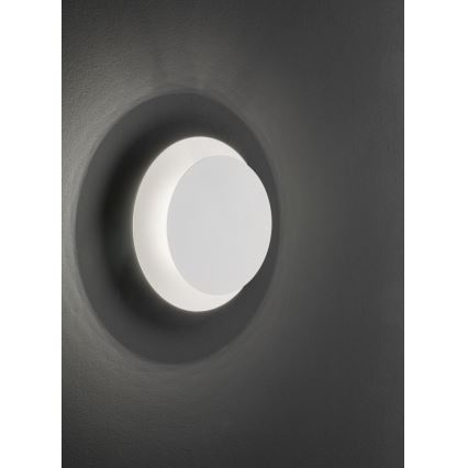 Wofi 4048-108R - LED-seinävalaisin BAYONNE LED/6,5W/230V valkoinen