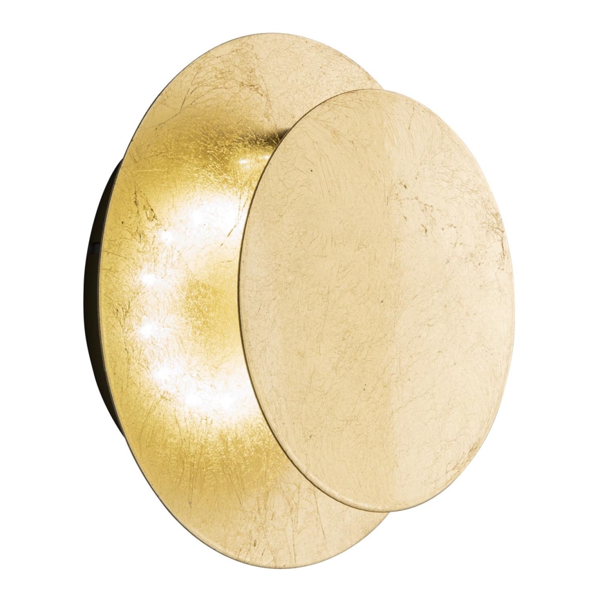 Wofi 4048-301R - LED-seinävalaisin BAYONNE LED/6,5W/230V kulta
