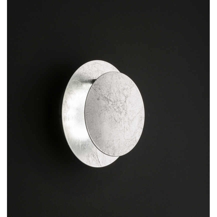 Wofi 4048-303R - LED-seinävalaisin BAYONNE LED/6,5W/230V hopea