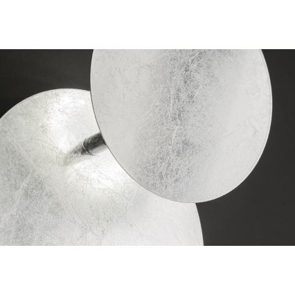 Wofi 4048-303R - LED-seinävalaisin BAYONNE LED/6,5W/230V hopea