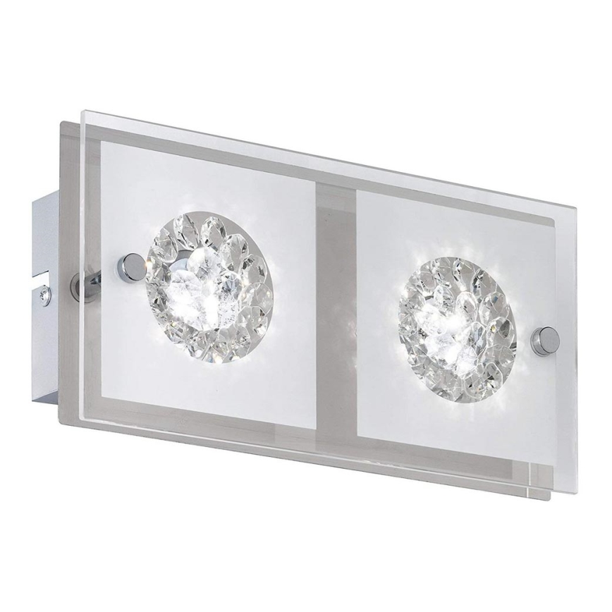Wofi 4272.02.01.0000 - LED -seinävalaisin REIMS 2xLED / 4W / 230V