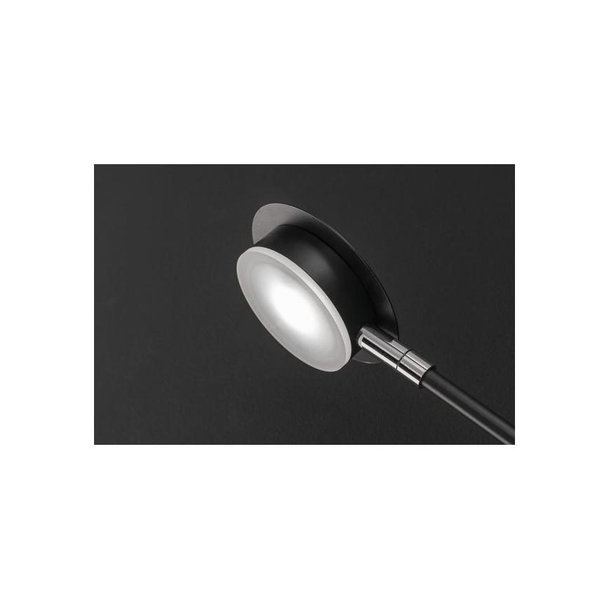 Wofi 446604109000 - LED-seinävalaisin BELIZE 4xLED/5W/230V 3000K musta