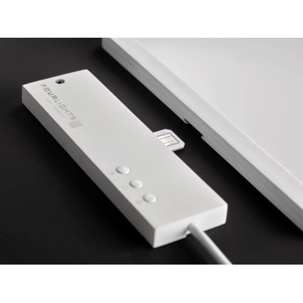 Wofi 4506.04.06.9000 - SETTI 4x LED RGB Himmennettävä seinävalo LED/2W/230V + kaukosäädin